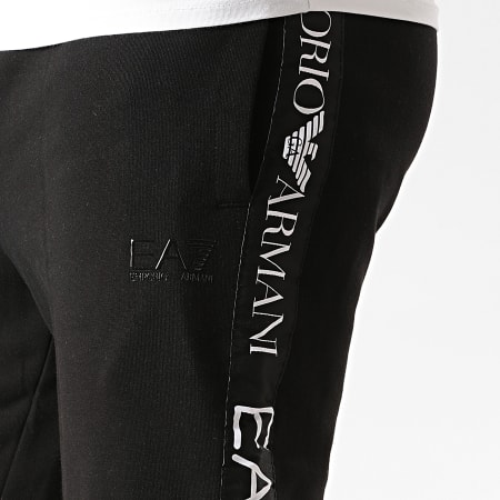 EA7 Emporio Armani - Pantalon Jogging A Bandes 6HPP90-PJ07Z Noir