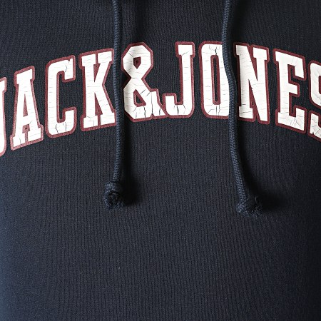 Jack And Jones - Sweat Capuche Crossing Bleu Marine