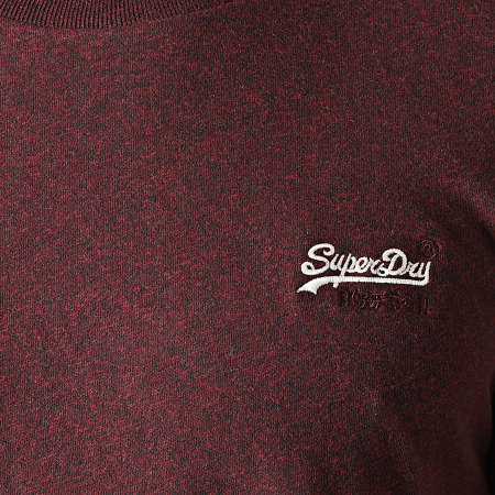 Superdry - Tee Shirt OL Vintage Embroidery M1010222A Bordeaux Chiné