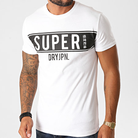 Superdry - Tee Shirt Panel M1010388A Blanc