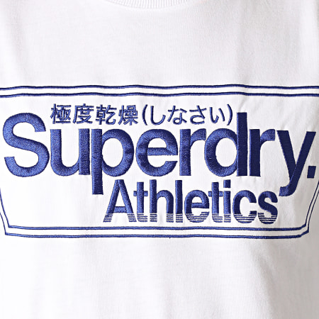 Superdry - Tee Shirt Manches Longues CL Athletics M6010157A Blanc