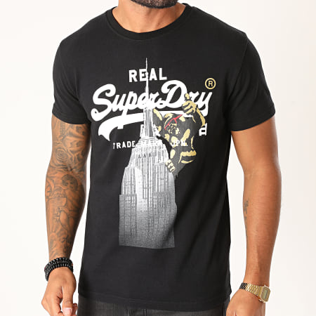 Superdry - Tee Shirt VL NYC Photo M1010347B Noir
