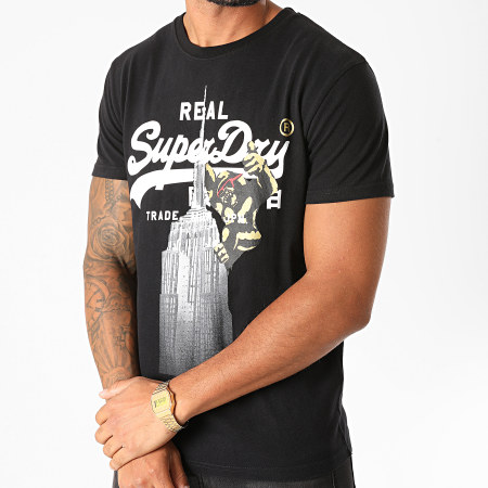 Superdry - Tee Shirt VL NYC Photo M1010347B Noir