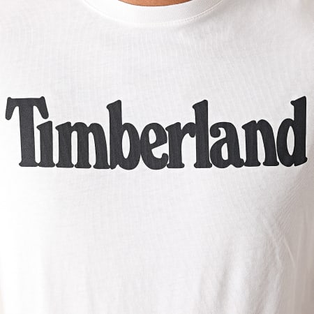 Timberland - Tee Shirt Kennebec River Brand Linear A2C31 Blanc