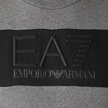 EA7 Emporio Armani - Sweat Crewneck 6HPM84-PJ07Z Gris Chiné