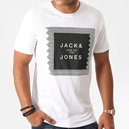 Jack And Jones - Tee Shirt Cap Blanc