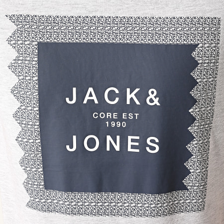 Jack And Jones - Tee Shirt Cap Gris Chiné