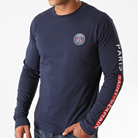 PSG - Tee Shirt Manches Longues P13634C Bleu Marine