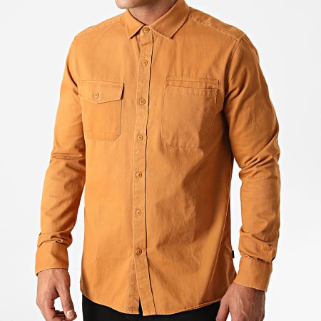 Solid - Chemise Manches Longues Maks Camel