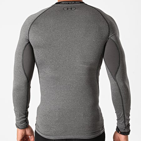 Under Armour - Tee Shirt Manches Longues 1257471 Gris Anthracite Chiné