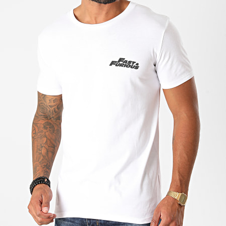Fast & Furious - Tee Shirt Fast And Furious Sunset Blanc