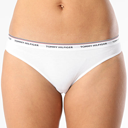 Tommy Hilfiger - Lot De 3 Culottes Femme Bikini 0043 Blanc