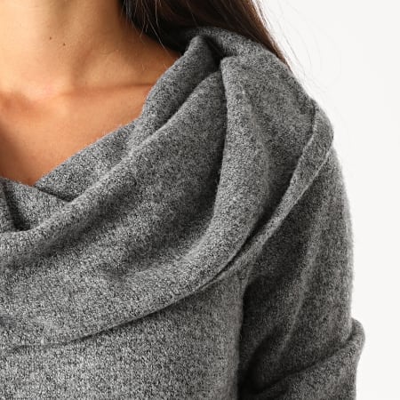 Only - Robe Pull Femme Marli Life Gris Chiné