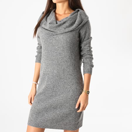 Only - Robe Pull Femme Marli Life Gris Chiné