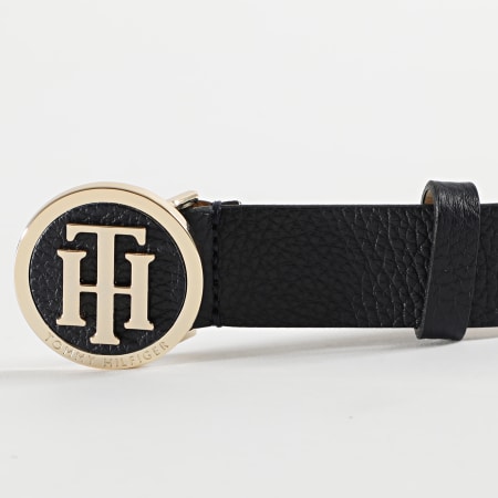 Tommy Hilfiger - Cinturón Mujer Hebilla Redonda 8605 Oro Marino