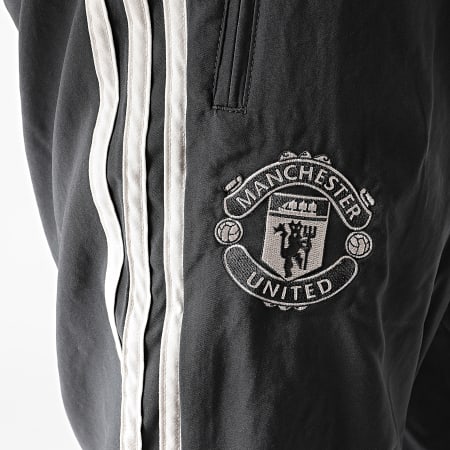 Adidas Performance - Pantalon Jogging A Bandes Manchester United Seasonal Special FR3855 Gris Anthracite 