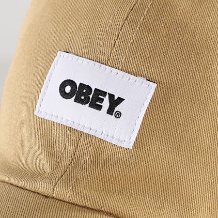 Obey - Casquette Bold Label Moutarde