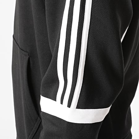 Adidas Originals - Sweat Capuche A Bandes Classics GD2077 Noir Blanc