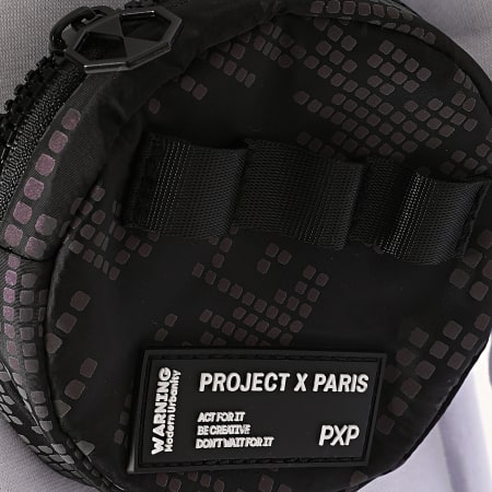 Project X Paris - Sac Banane B1909 Reflective Gris Anthracite