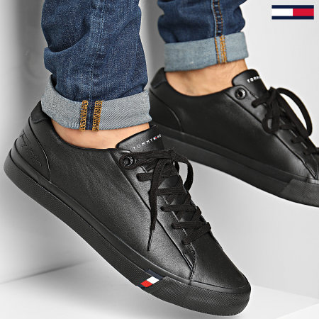 Tommy Hilfiger - Baskets Corporate Leather Sneaker 2983 Black