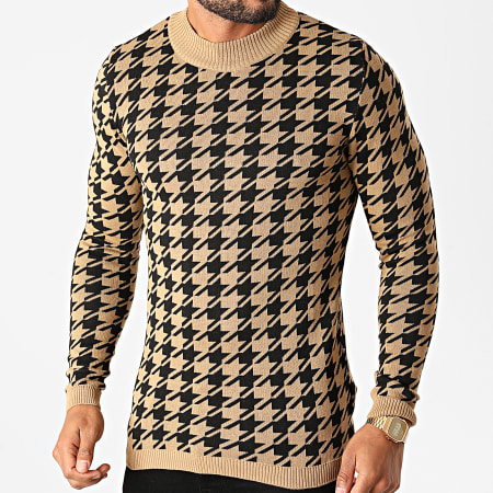 Paname Brothers - Pull PNM-204 Camel Noir