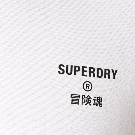Superdry - Tee Shirt Training Core Sport MS310399A Blanc