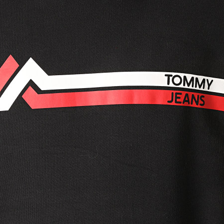 Tommy Jeans - Sweat Capuche Stripe Mountain 9505 Noir
