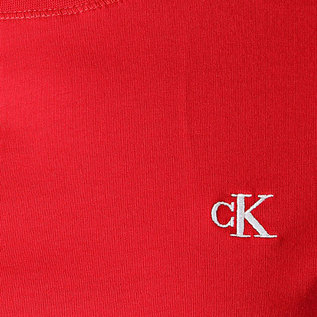 Calvin Klein - Tee Shirt Femme CK Embroidery Slim 2883 Noir