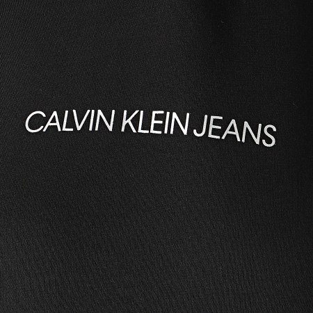 Calvin Klein - Sweat Capuche Femme Shrunken Institutional 4808 Noir
