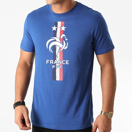 FFF - Tee Shirt F20002C Bleu Azur