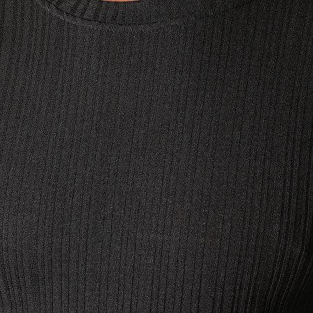 Frilivin - Tee Shirt Manches Longues Oversize 5519 Noir