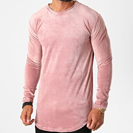Frilivin - Tee Shirt Manches Longues Oversize 5520 Rose