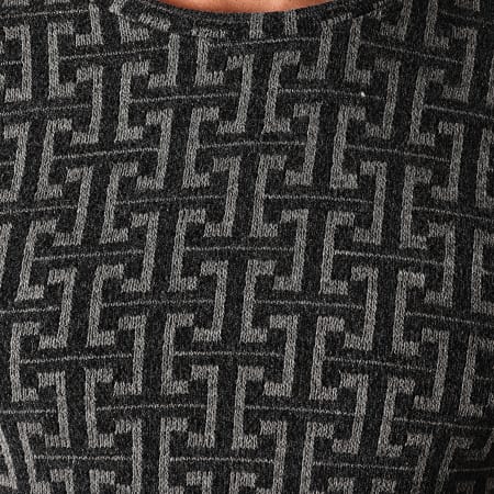 Frilivin - Tee Shirt Manches Longues Oversize Y2382 Noir