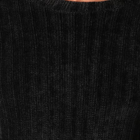 Frilivin - Tee Shirt Manches Longues Oversize U2056 Noir