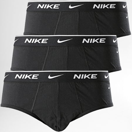 Nike - Pack De 3 Calzoncillos De Algodón Elástico Everyday KE1006 Negro
