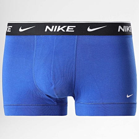 Nike - Lot De 3 Boxers Everyday Cotton Stretch KE1008 Noir Bleu Marine Bleu Indigo