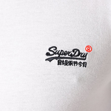 Superdry - Tee Shirt Manches Longues OL Vintage Embroidered M6010119A Blanc