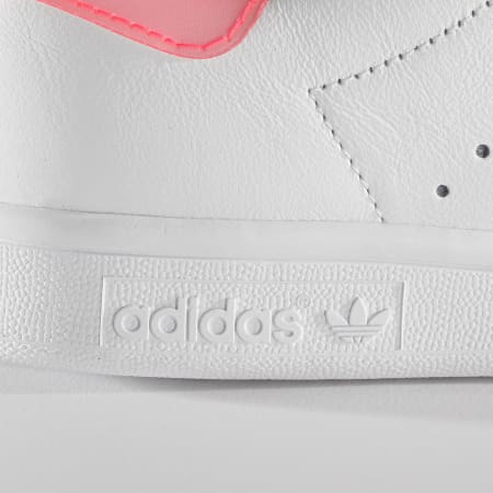 Adidas Originals - Baskets Femme Stan Smith FU9649 Footwear White Signal Pink Cloud White