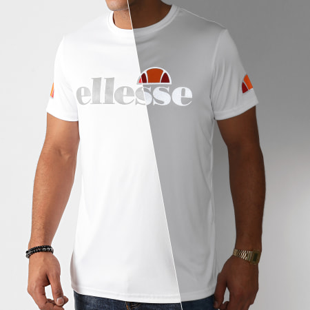 Ellesse - Tee Shirt Pozzio SXG09902 Blanc Réfléchissant