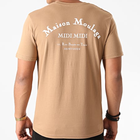 Heuss L'Enfoiré - Tee Shirt Maison Moulaga Marron