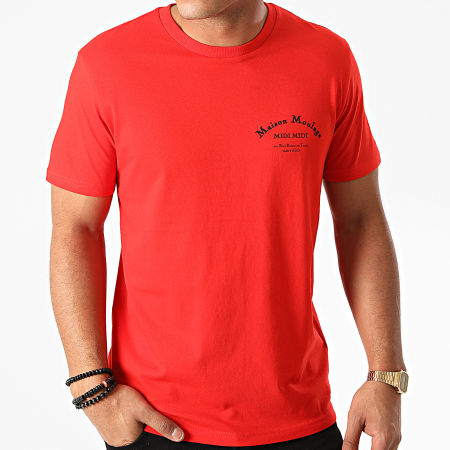 Heuss L'Enfoiré - Tee Shirt Maison Moulaga Rouge Noir