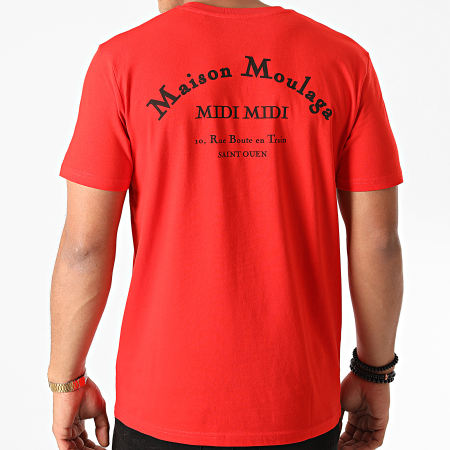 Heuss L'Enfoiré - Tee Shirt Maison Moulaga Rouge Noir