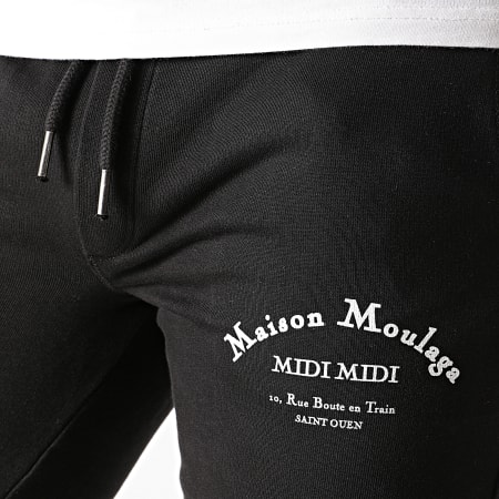 Heuss L'Enfoiré - Pantalon Jogging Maison Moulaga Noir