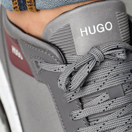 HUGO - Baskets Atom Running 50440283 Medium Grey