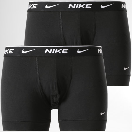 Nike - Pack De 2 Boxers Everyday Cotton Stretch KE1085 Negro