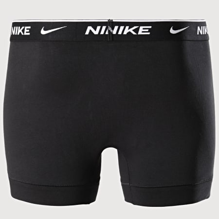 Nike - Set di 2 boxer quotidiani in cotone elasticizzato KE1085 nero