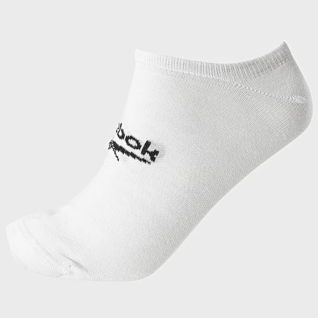 Reebok - Confezione da 3 paia di calzini invisibili GG6678 Bianco