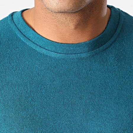 Uniplay - Tee Shirt Manches Longues Oversize T706 Bleu Pétrole