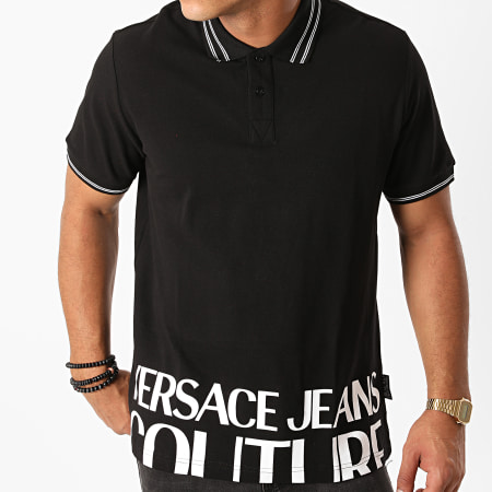 Versace Jeans Couture - Polo Manches Courtes B3GZB7T5-36571 Noir