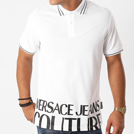 Versace Jeans Couture - Polo Manches Courtes B3GZB7T5-36571 Blanc